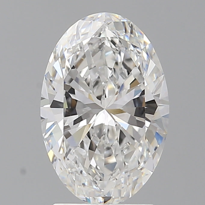 2.54 Carat Oval Shaped, Ideal Cut, E Color, VVS2 Clarity, IGI Certified Lab Grown Diamond
