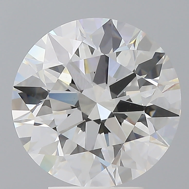 4.51 Carat Round Shaped, Ideal Cut, F Color, VVS2 Clarity, IGI Certified Lab Grown Diamond