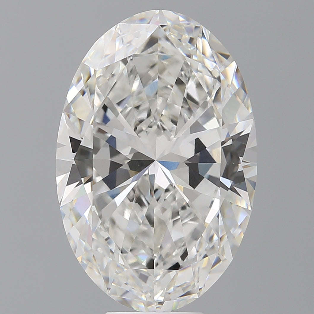 10.00 Carat Oval Shaped, Ideal Cut, F Color, VVS2 Clarity, IGI Certified Lab Grown Diamond