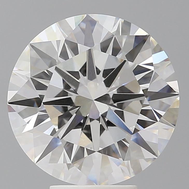 6.04 Carat Round Shaped, Ideal Cut, F Color, VVS2 Clarity, IGI Certified Lab Grown Diamond
