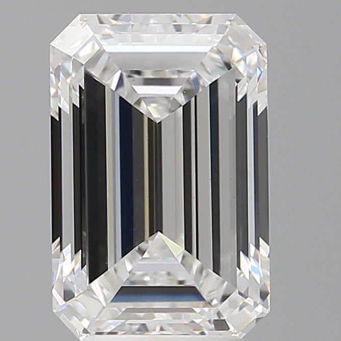 4.03 Carat Emerald Shaped, Excellent Cut, D Color, VS1 Clarity, IGI Certified Lab Grown Diamond