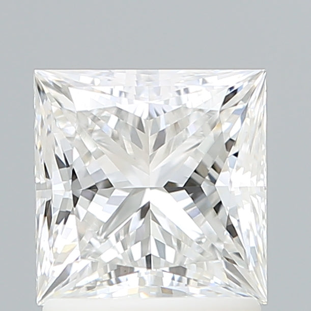 1.61 Carat Princess Shaped, Ideal Cut, D Color, VVS2 Clarity, IGI Certified Lab Grown Diamond