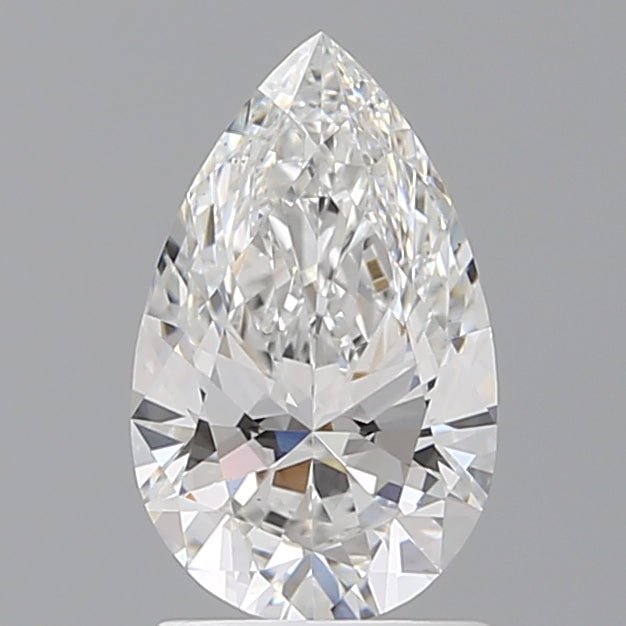 1.60 Carat Pear Shaped, Ideal Cut, E Color, VS1 Clarity, IGI Certified Lab Grown Diamond