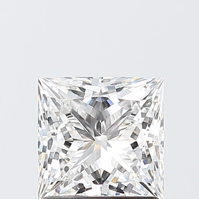 1.52 Carat Princess Shaped, Ideal Cut, E Color, VS1 Clarity, IGI Certified Lab Grown Diamond
