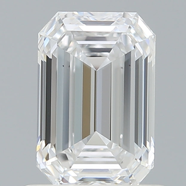 1.05 Carat Emerald Shaped, Ideal Cut, D Color, VS1 Clarity, IGI Certified Lab Grown Diamond