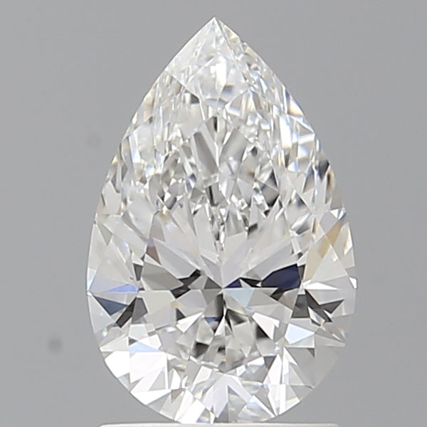 1.58 Carat Pear Shaped, Ideal Cut, E Color, VVS2 Clarity, IGI Certified Lab Grown Diamond