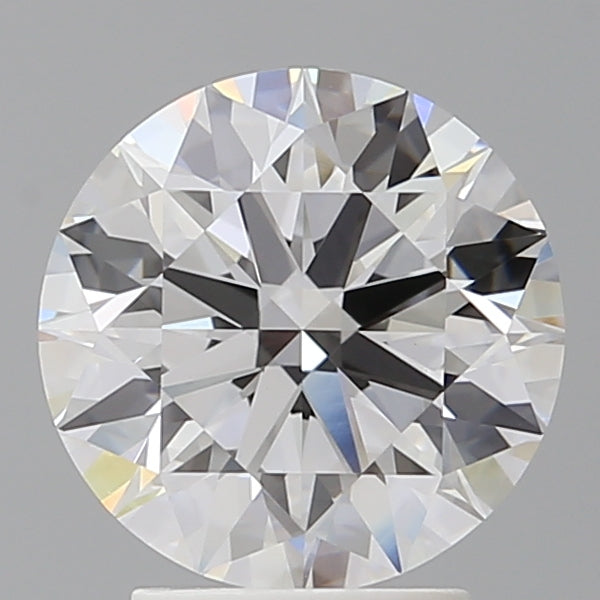3.06 Carat Round Shaped, Ideal Cut, E Color, VVS2 Clarity, IGI Certified Lab Grown Diamond