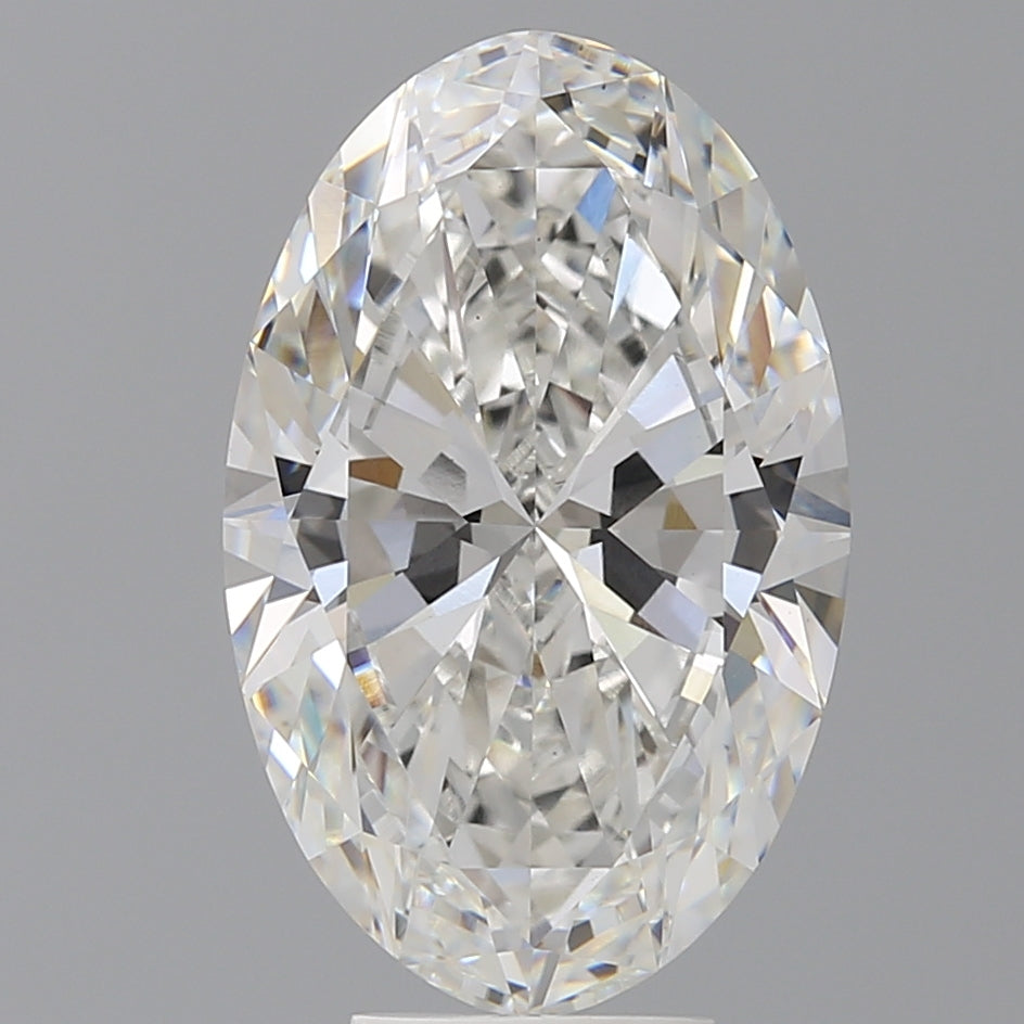 6.57 Carat Oval Shaped, Ideal Cut, E Color, VVS2 Clarity, IGI Certified Lab Grown Diamond
