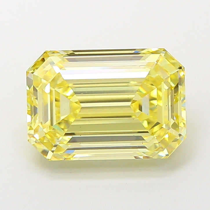 3.02 Carat Emerald Shaped, Ideal Cut, VS2 Clarity, IGI Certified Lab Grown Diamond