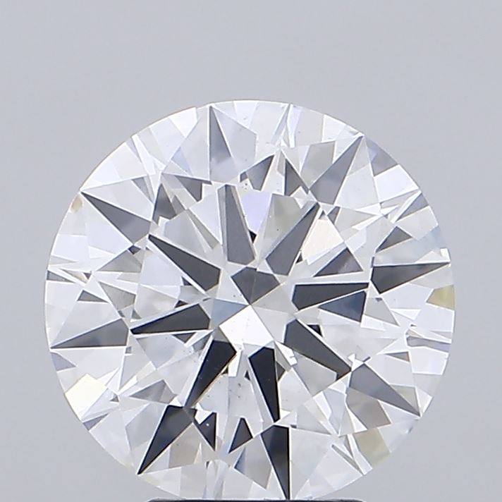 5.03 Carat Round Shaped, Ideal Cut, E Color, VS2 Clarity, IGI Certified Lab Grown Diamond