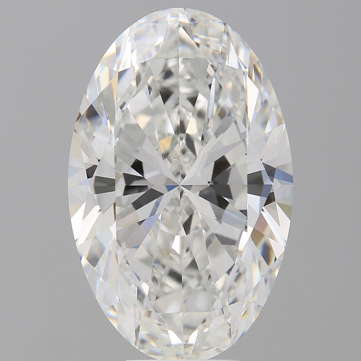 9.01 Carat Oval Shaped, Ideal Cut, F Color, VVS2 Clarity, IGI Certified Lab Grown Diamond