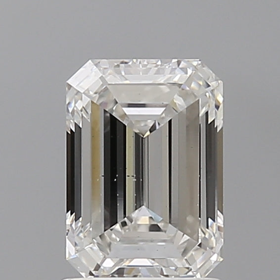 1.59 Carat Emerald Shaped, Excellent Cut, E Color, VS2 Clarity, IGI Certified Lab Grown Diamond