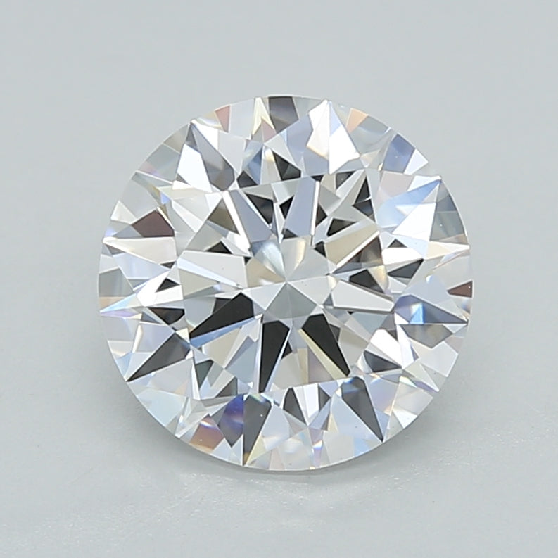 2.05 Carat Round Shaped, Ideal Cut, E Color, VVS2 Clarity, IGI Certified Lab Grown Diamond