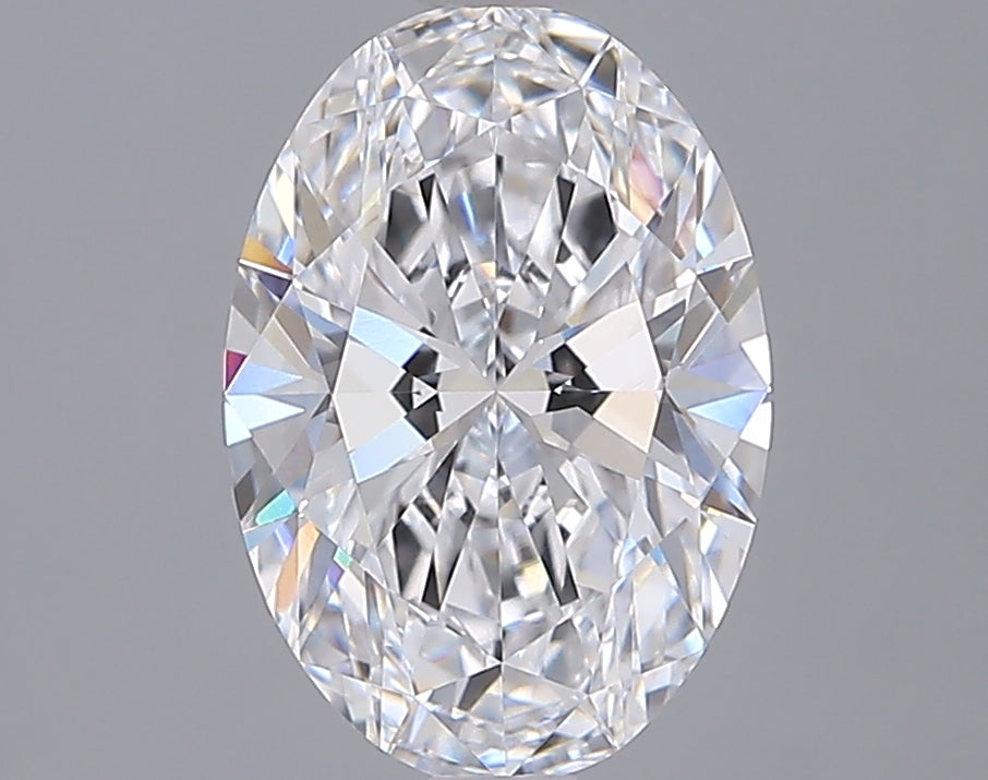 2.05 Carat Oval Shaped, Ideal Cut, D Color, VVS1 Clarity, IGI Certified Lab Grown Diamond