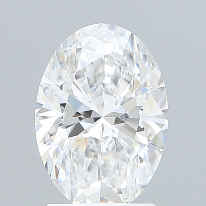 2.09 Carat Oval Shaped, Excellent Cut, D Color, VVS2 Clarity, IGI Certified Lab Grown Diamond