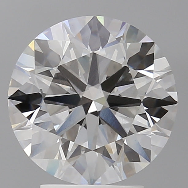 3.53 Carat Round Shaped, Ideal Cut, F Color, VVS2 Clarity, IGI Certified Lab Grown Diamond