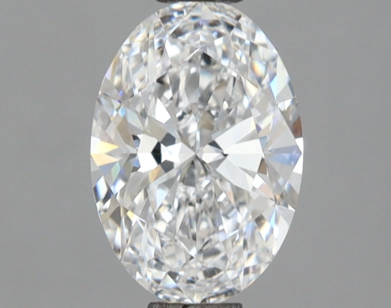 1.11 Carat Oval Shaped, Ideal Cut, D Color, VVS2 Clarity, IGI Certified Lab Grown Diamond