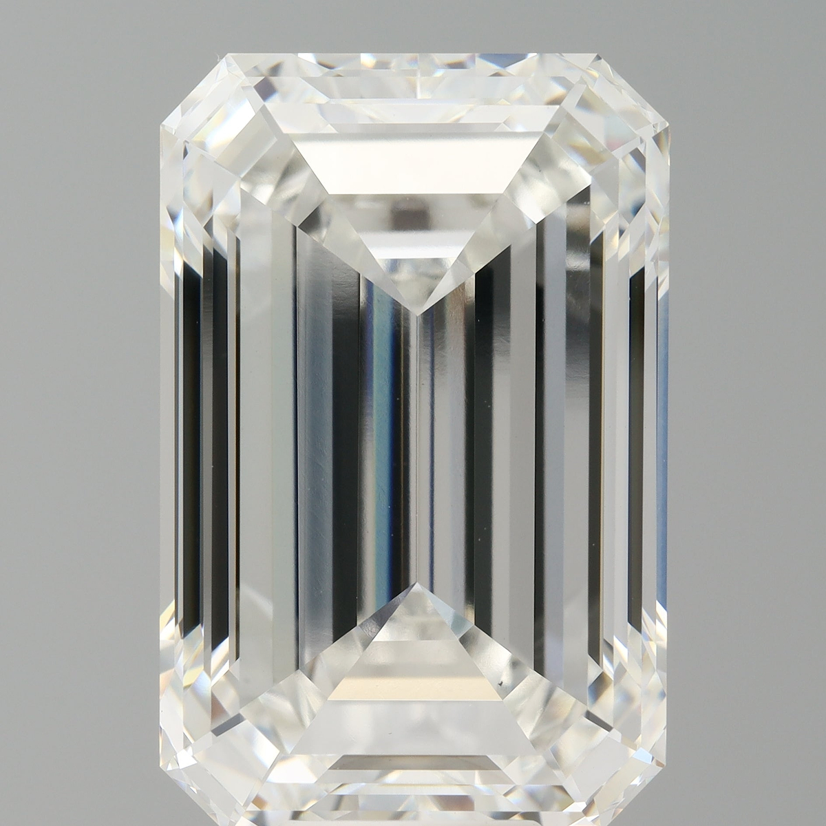 12.53 Carat Emerald Shaped, Ideal Cut, F Color, VS1 Clarity, IGI Certified Lab Grown Diamond