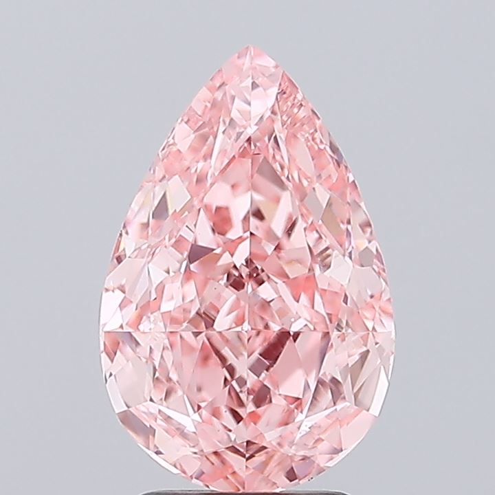 3.02 Carat Pear Shaped, Excellent Cut, VS1 Clarity, IGI Certified Lab Grown Diamond