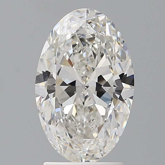 2.52 Carat Oval Shaped, Ideal Cut, F Color, VVS2 Clarity, IGI Certified Lab Grown Diamond