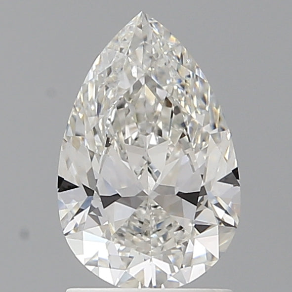1.57 Carat Pear Shaped, Ideal Cut, F Color, VVS2 Clarity, IGI Certified Lab Grown Diamond