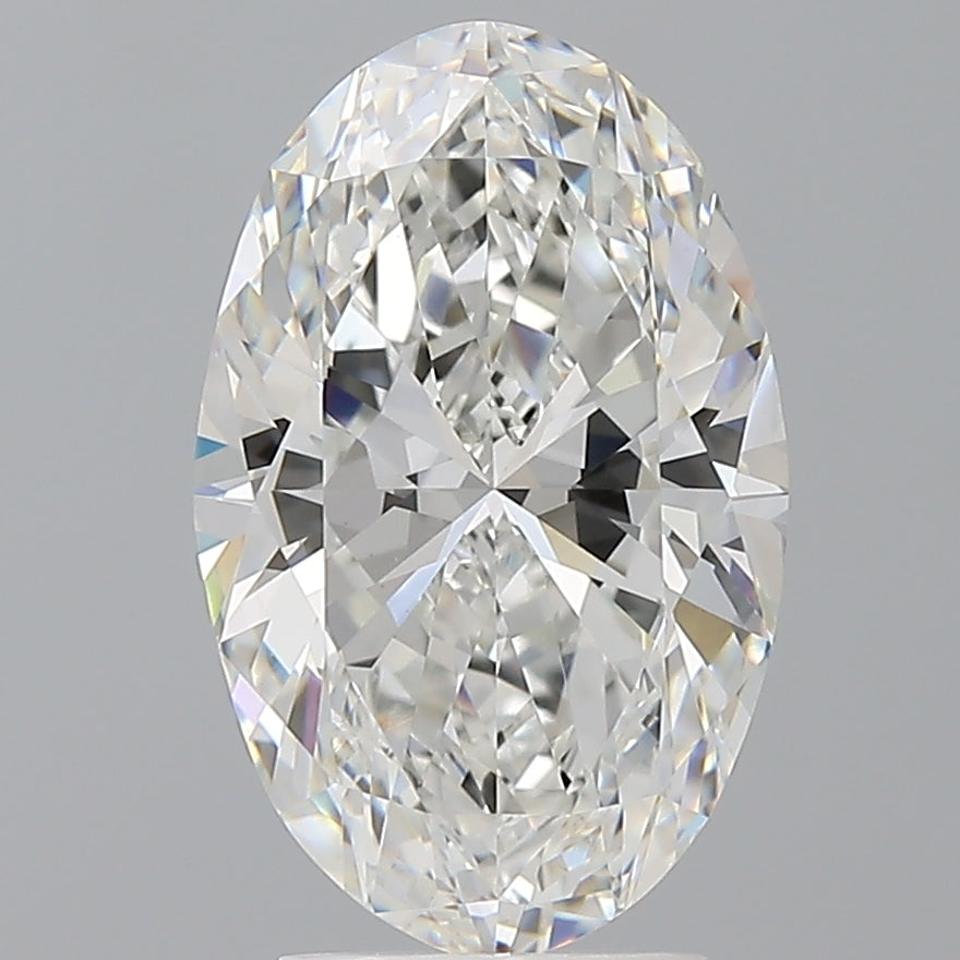 3.60 Carat Oval Shaped, Ideal Cut, E Color, VVS2 Clarity, IGI Certified Lab Grown Diamond