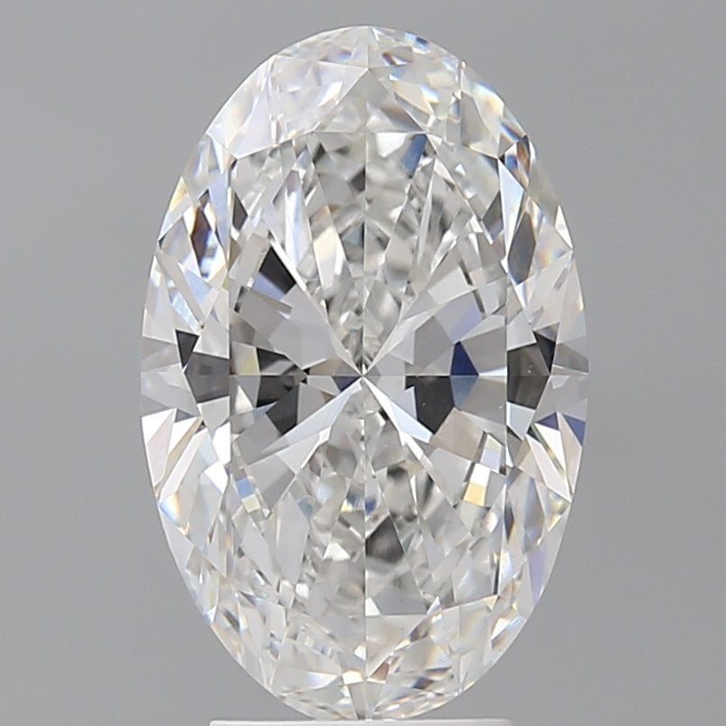 4.05 Carat Oval Shaped, Ideal Cut, E Color, VVS2 Clarity, IGI Certified Lab Grown Diamond
