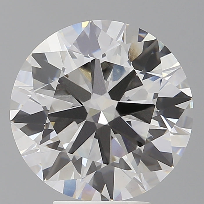 5.04 Carat Round Shaped, Ideal Cut, F Color, VVS2 Clarity, IGI Certified Lab Grown Diamond