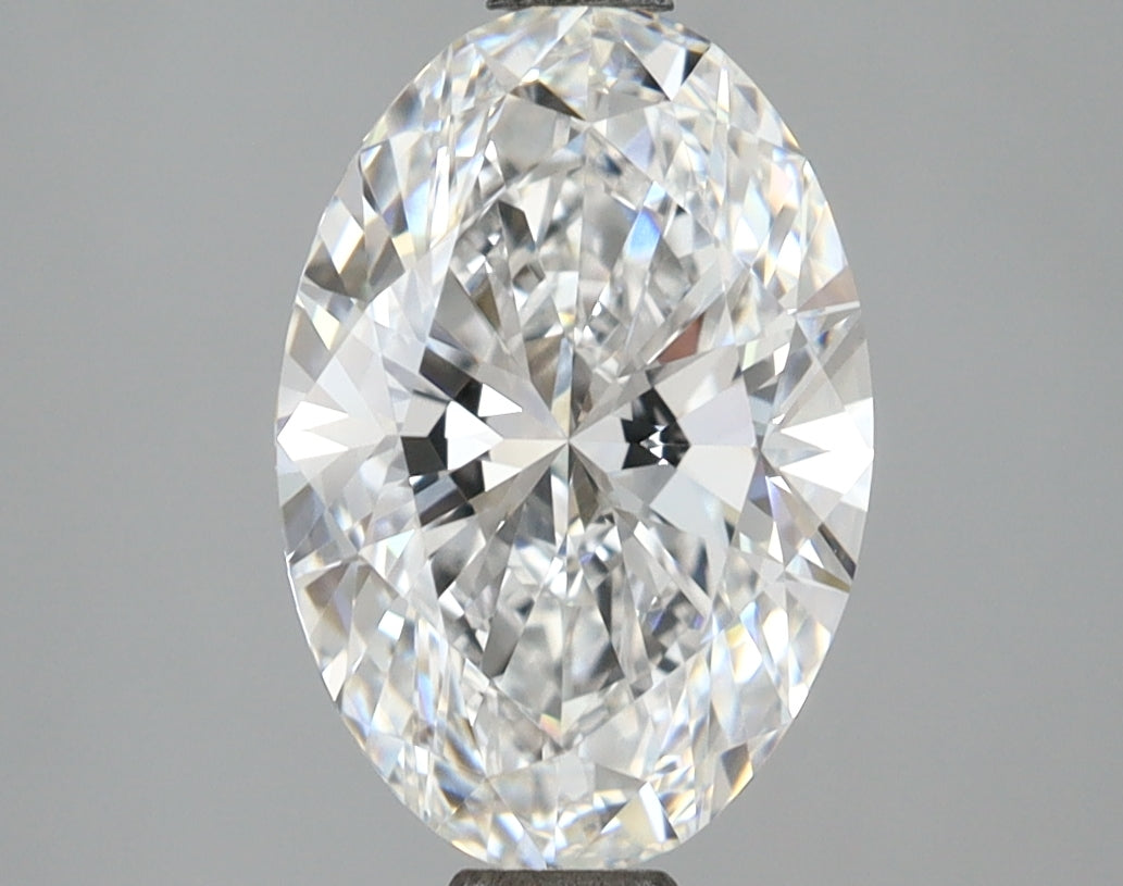 2.55 Carat Oval Shaped, Ideal Cut, E Color, VS1 Clarity, IGI Certified Lab Grown Diamond