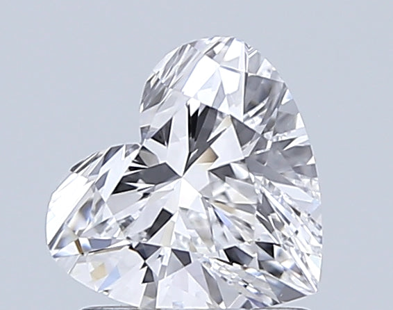 1.01 Carat Heart Shaped, Ideal Cut, D Color, IF Clarity, IGI Certified Lab Grown Diamond