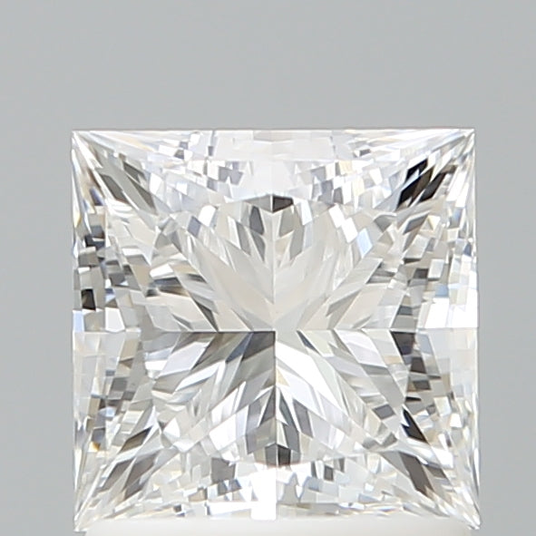 1.53 Carat Princess Shaped, Ideal Cut, D Color, VS1 Clarity, IGI Certified Lab Grown Diamond