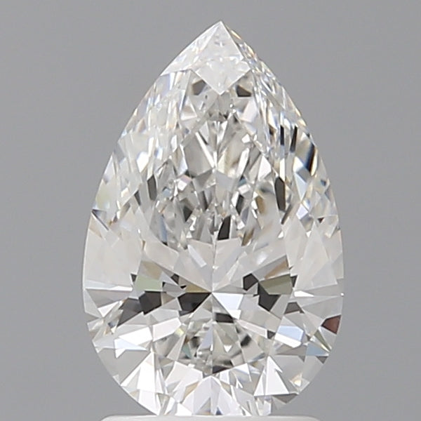 1.59 Carat Pear Shaped, Ideal Cut, E Color, VVS2 Clarity, IGI Certified Lab Grown Diamond