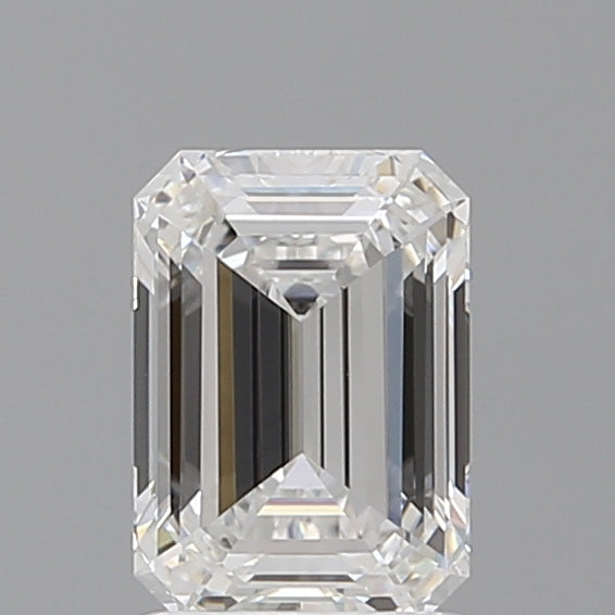 1.47 Carat Emerald Shaped, Ideal Cut, E Color, VVS2 Clarity, IGI Certified Lab Grown Diamond