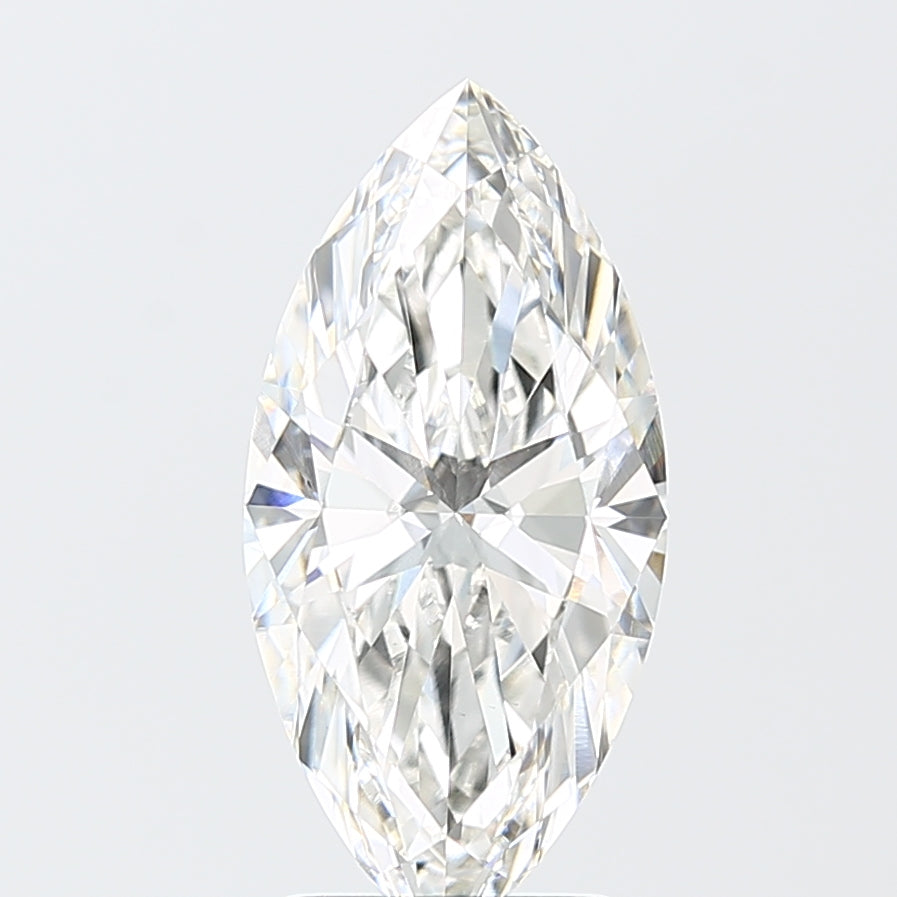 3.07 Carat Marquise Shaped, Ideal Cut, F Color, VS1 Clarity, IGI Certified Lab Grown Diamond