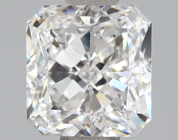 1.50 Carat Radiant Shaped, Ideal Cut, D Color, VVS1 Clarity, IGI Certified Lab Grown Diamond
