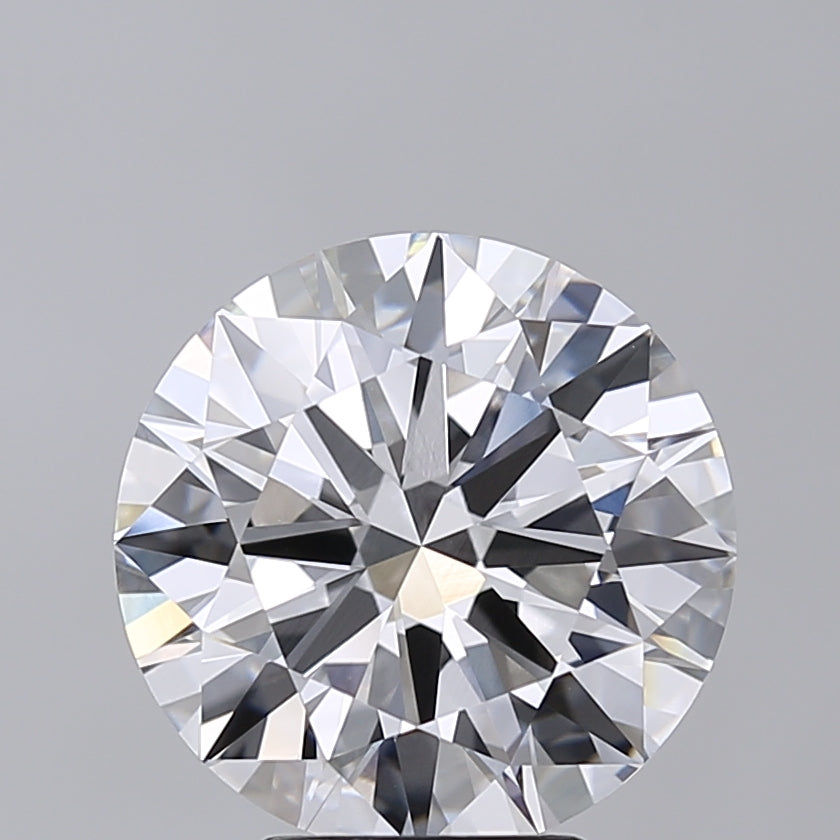 5.01 Carat Round Shaped, Excellent Cut, E Color, VVS2 Clarity, IGI Certified Lab Grown Diamond