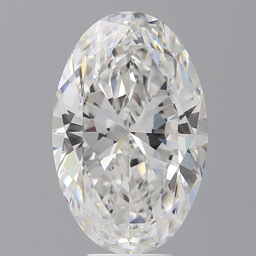 8.01 Carat Oval Shaped, Ideal Cut, E Color, VVS2 Clarity, IGI Certified Lab Grown Diamond