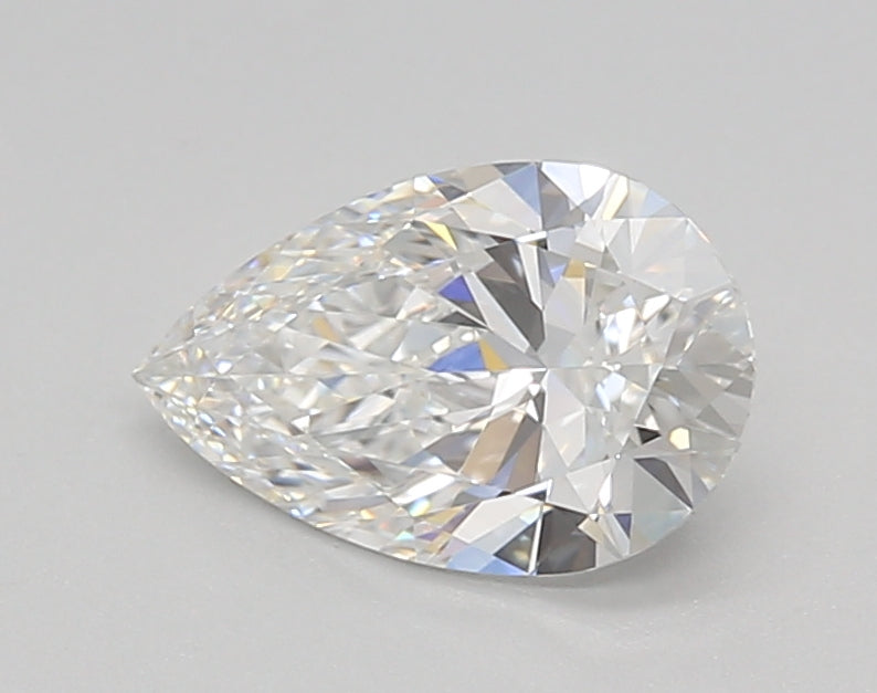 1.02 Carat Pear Shaped, Excellent Cut, E Color, VVS2 Clarity, IGI Certified Lab Grown Diamond