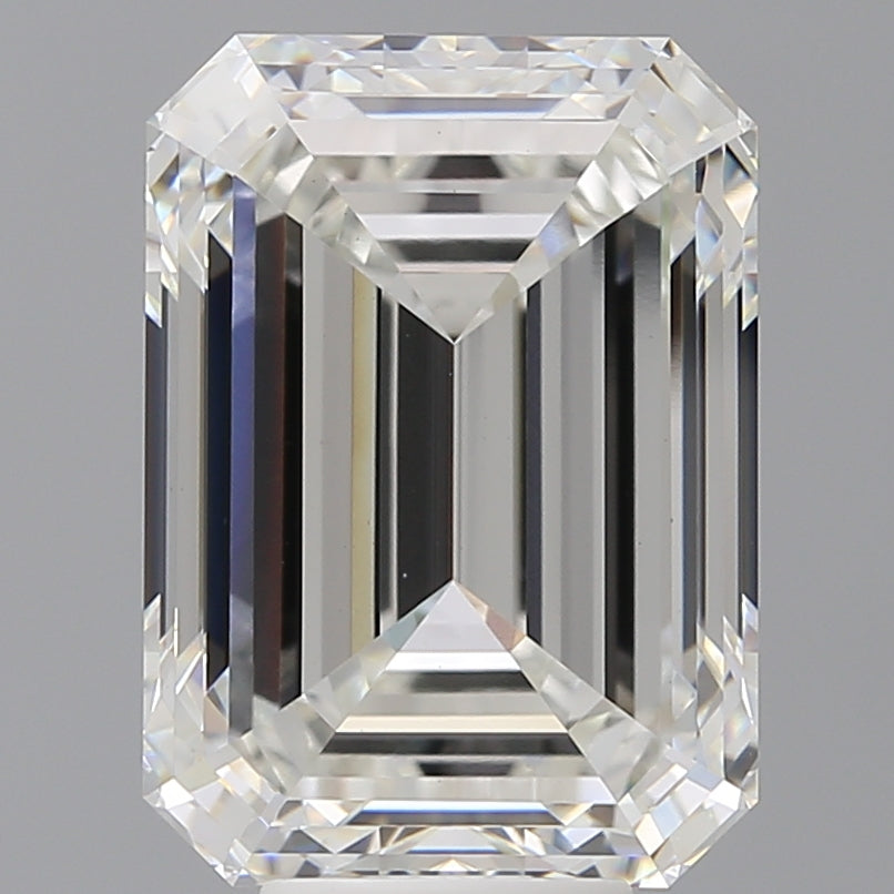 8.59 Carat Emerald Shaped, Excellent Cut, F Color, VVS2 Clarity, IGI Certified Lab Grown Diamond