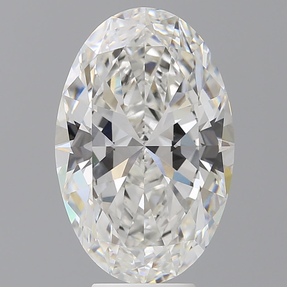 6.57 Carat Oval Shaped, Ideal Cut, F Color, VVS2 Clarity, IGI Certified Lab Grown Diamond