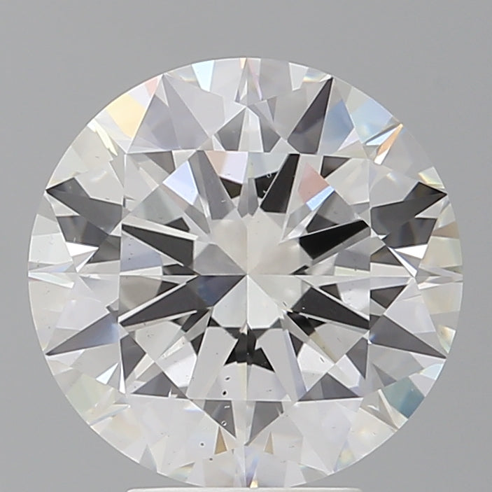 4.94 Carat Round Shaped, Excellent Cut, F Color, VS2 Clarity, IGI Certified Lab Grown Diamond