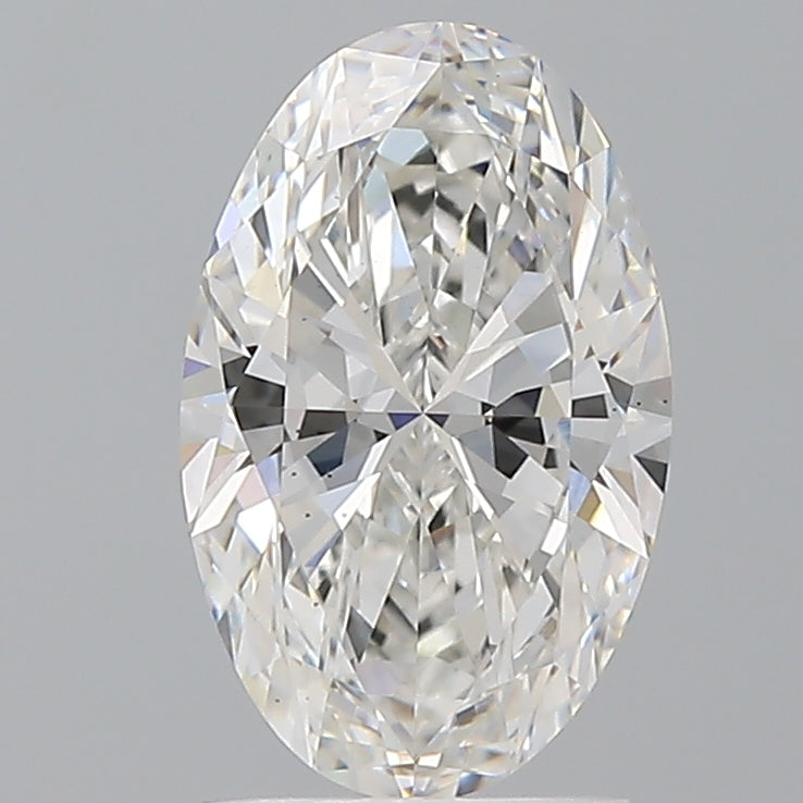 1.96 Carat Oval Shaped, Ideal Cut, F Color, VS1 Clarity, IGI Certified Lab Grown Diamond