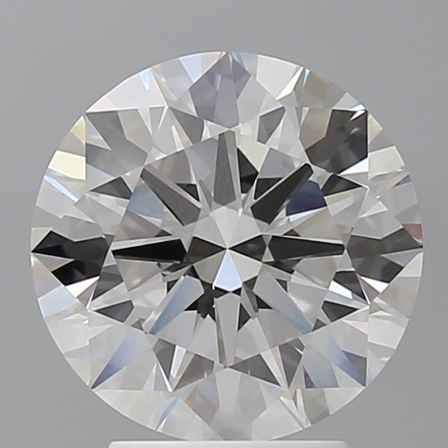 3.54 Carat Round Shaped, Ideal Cut, F Color, VVS2 Clarity, IGI Certified Lab Grown Diamond