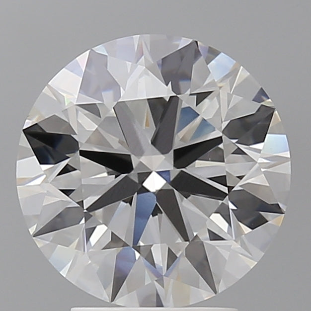 3.52 Carat Round Shaped, Ideal Cut, F Color, VVS2 Clarity, IGI Certified Lab Grown Diamond