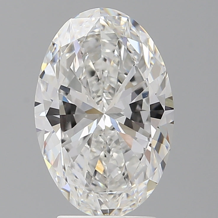 3.50 Carat Oval Shaped, Excellent Cut, E Color, VVS2 Clarity, IGI Certified Lab Grown Diamond