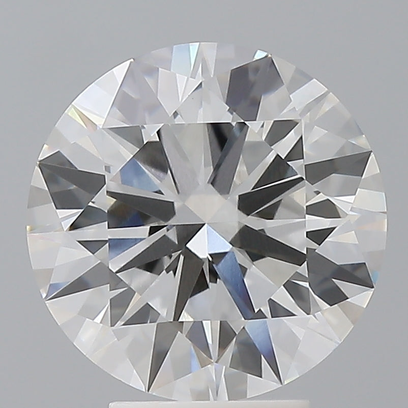 4.58 Carat Round Shaped, Ideal Cut, F Color, VVS2 Clarity, IGI Certified Lab Grown Diamond