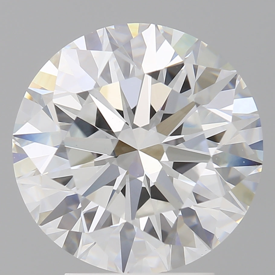4.01 Carat Round Shaped, Excellent Cut, E Color, VVS2 Clarity, IGI Certified Lab Grown Diamond