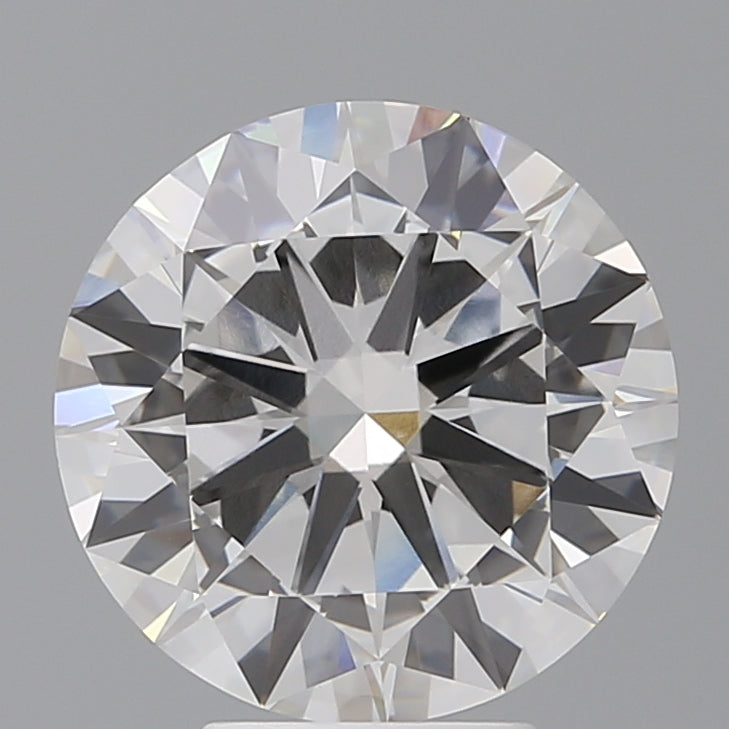 5.02 Carat Round Shaped, Excellent Cut, F Color, VVS2 Clarity, IGI Certified Lab Grown Diamond