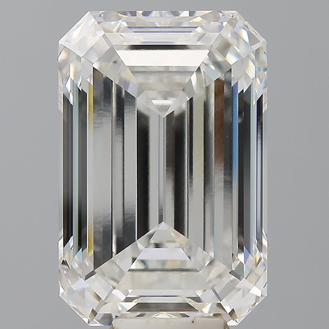 11.52 Carat Emerald Shaped, Ideal Cut, F Color, VVS2 Clarity, IGI Certified Lab Grown Diamond