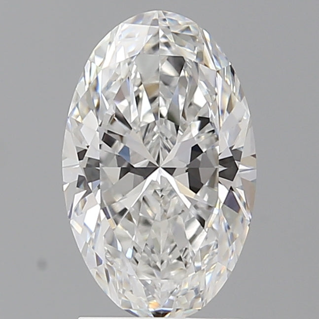 2.10 Carat Oval Shaped, Ideal Cut, E Color, VVS2 Clarity, IGI Certified Lab Grown Diamond